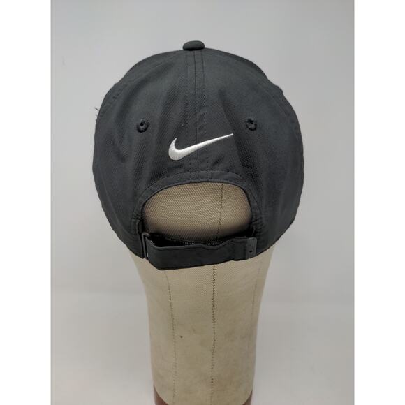 Nike Legacy91 Dri Fit Strapback Hat OSFM Black Embroidered Swoosh - Picture 7 of 13